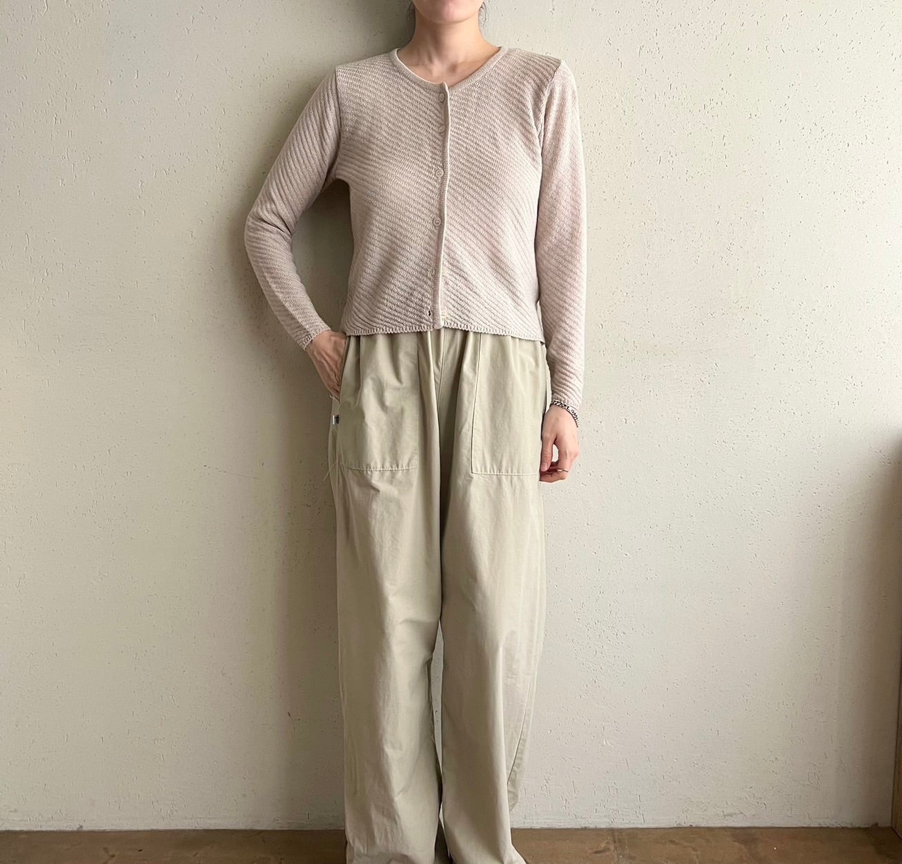 90s "J.CREW" Knit Cardigan Made in USA