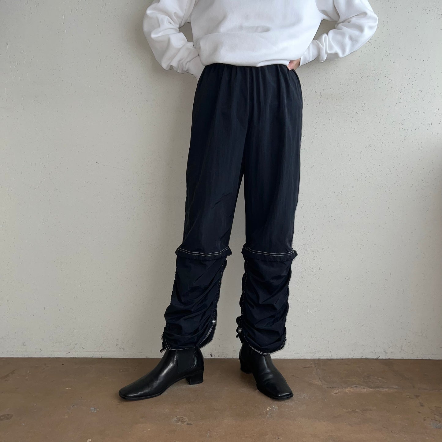 90s Design Nylon Pants