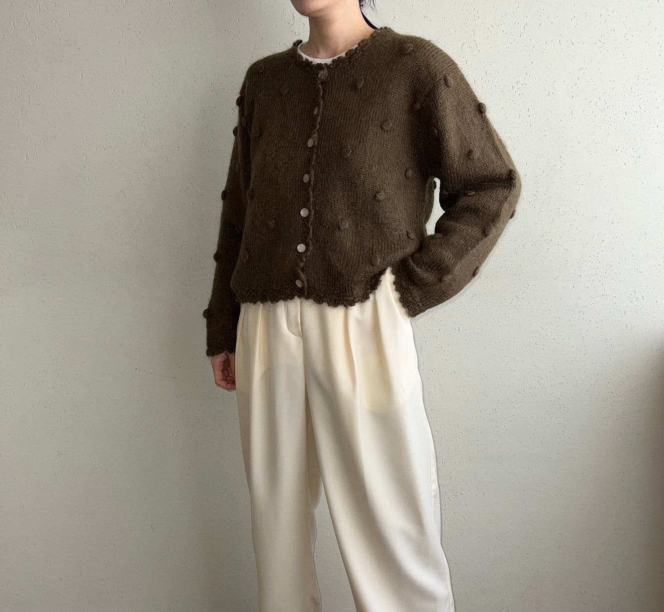 90s Design Knit Cardigan