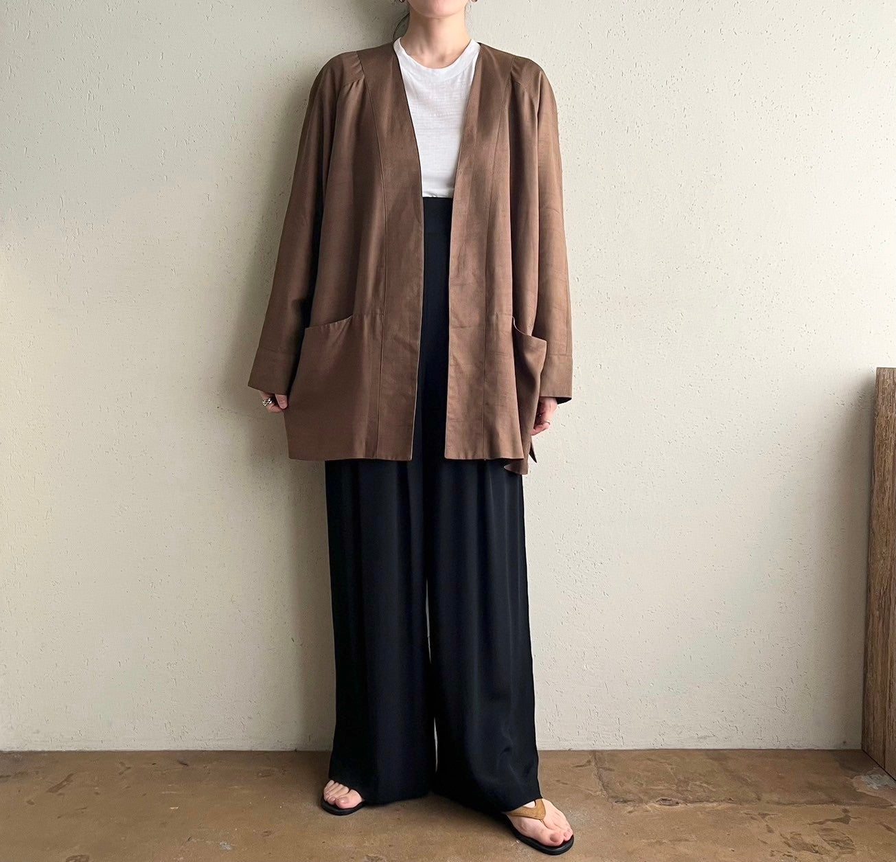 80s Silk Linen Jacket Made in Canada