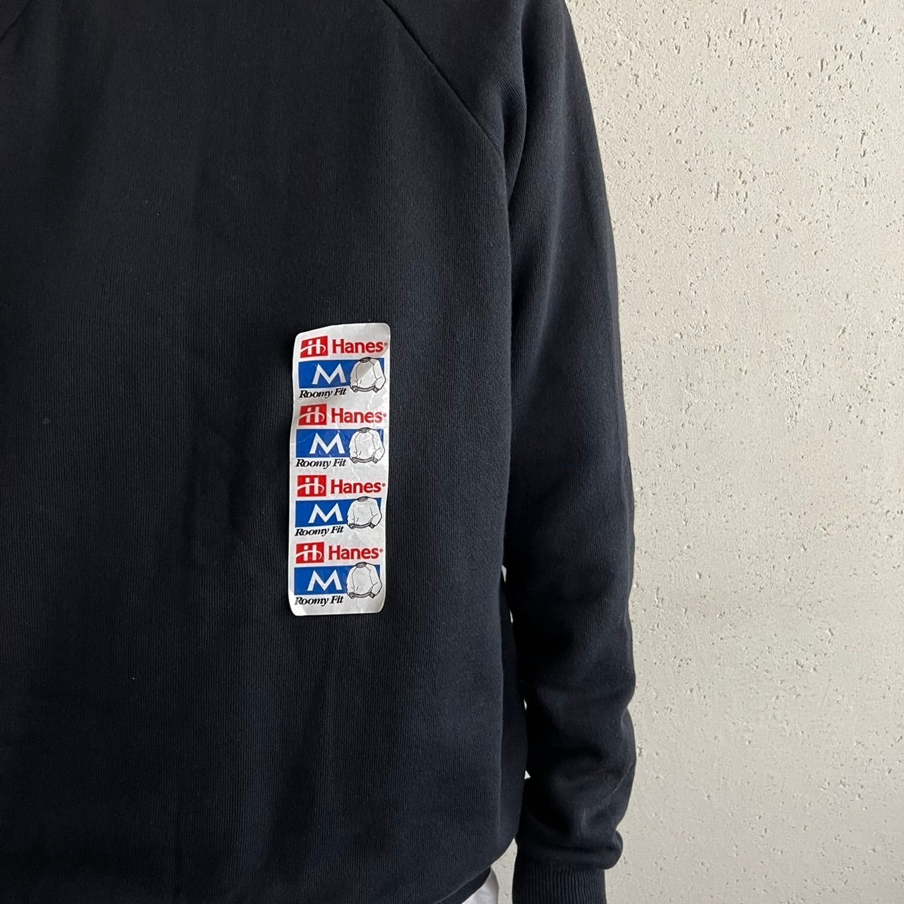 90s Black Sweater Made in USA Dead Stock