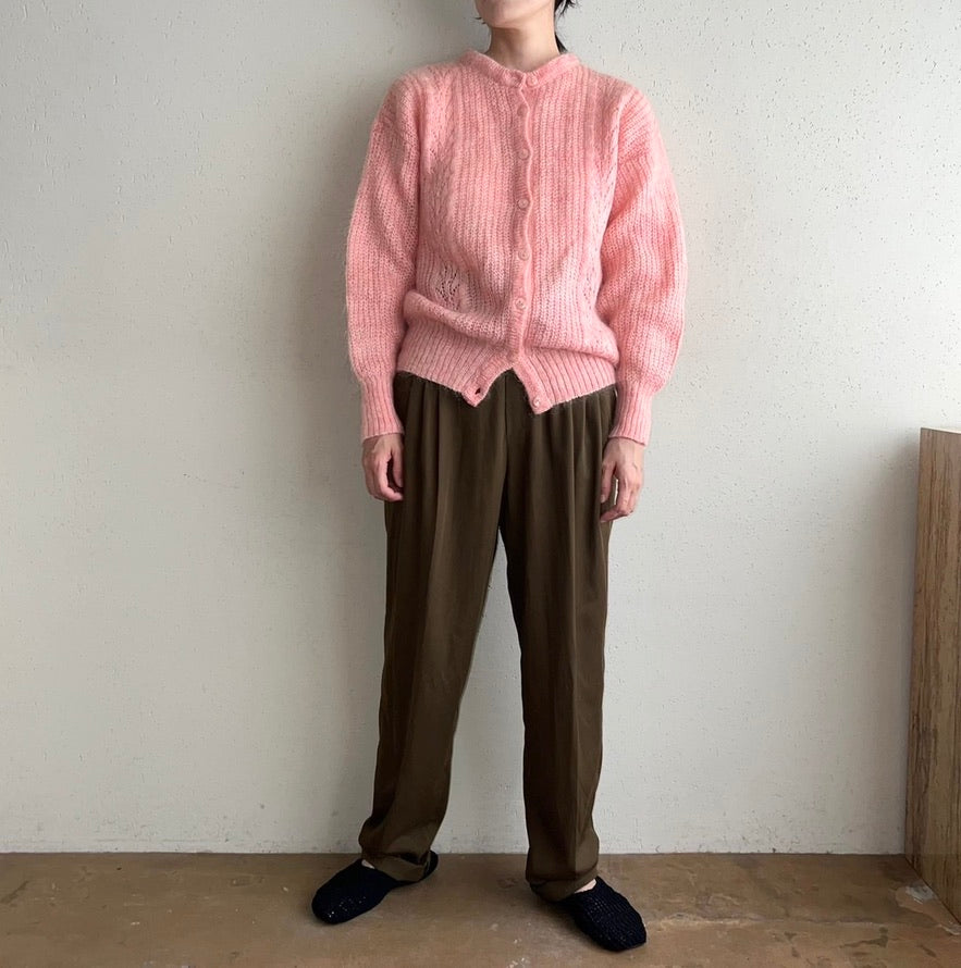 90s Mohair Knit Cardigan Made in Britain