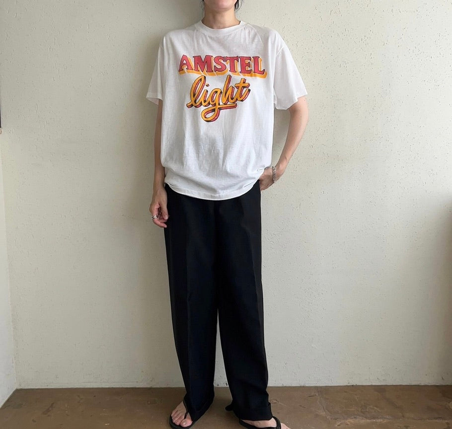 80s "AMSTEL Light" Printed T-shirt Made in USA