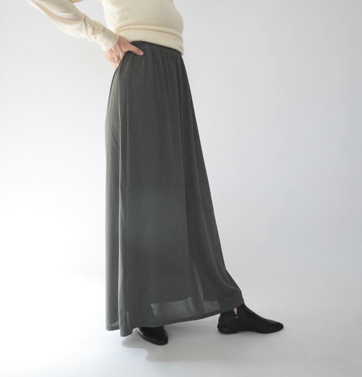 90s Slit Design Skirt