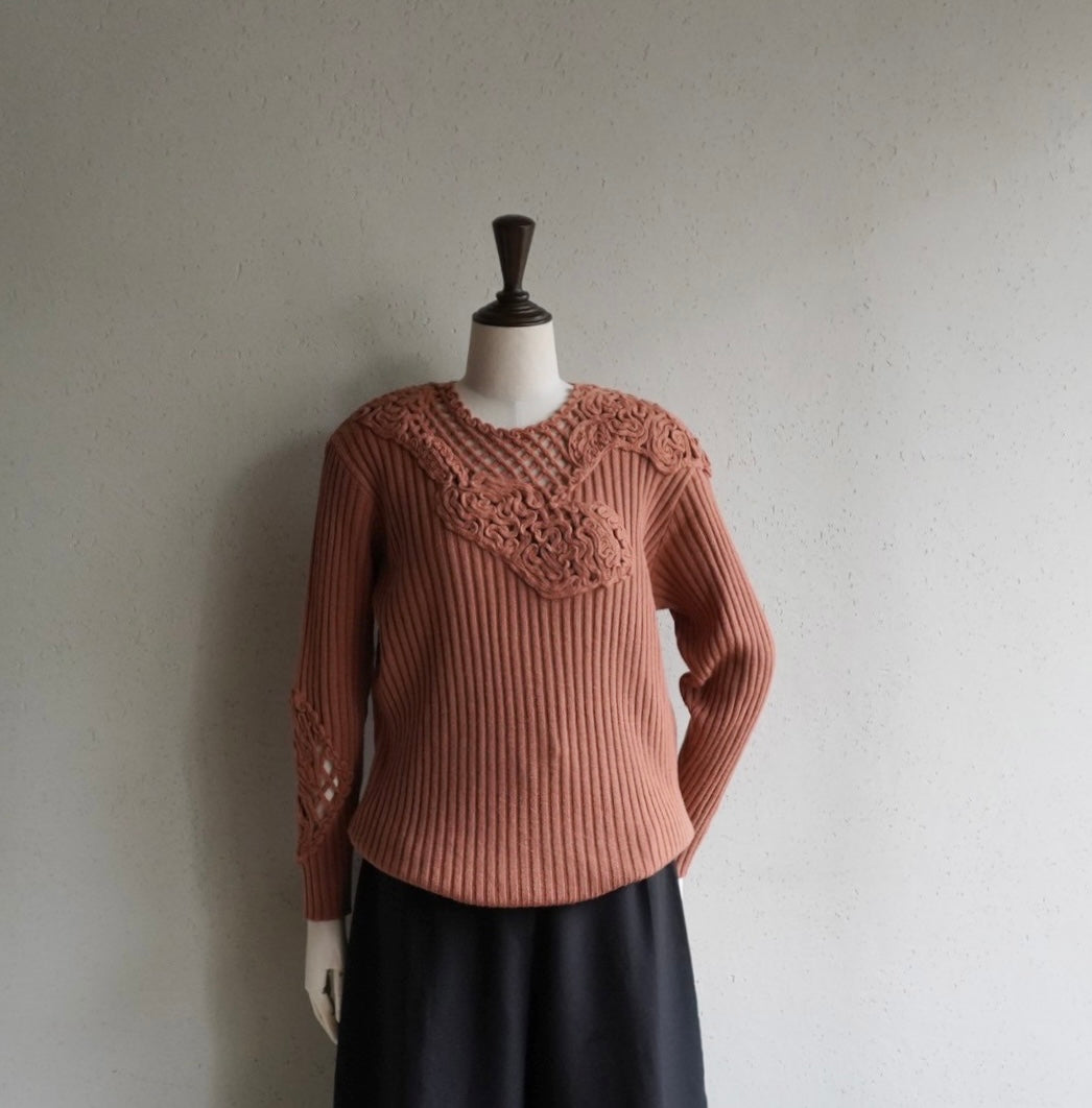 80s "Sensazioni" Ribbed Top Made in Italy