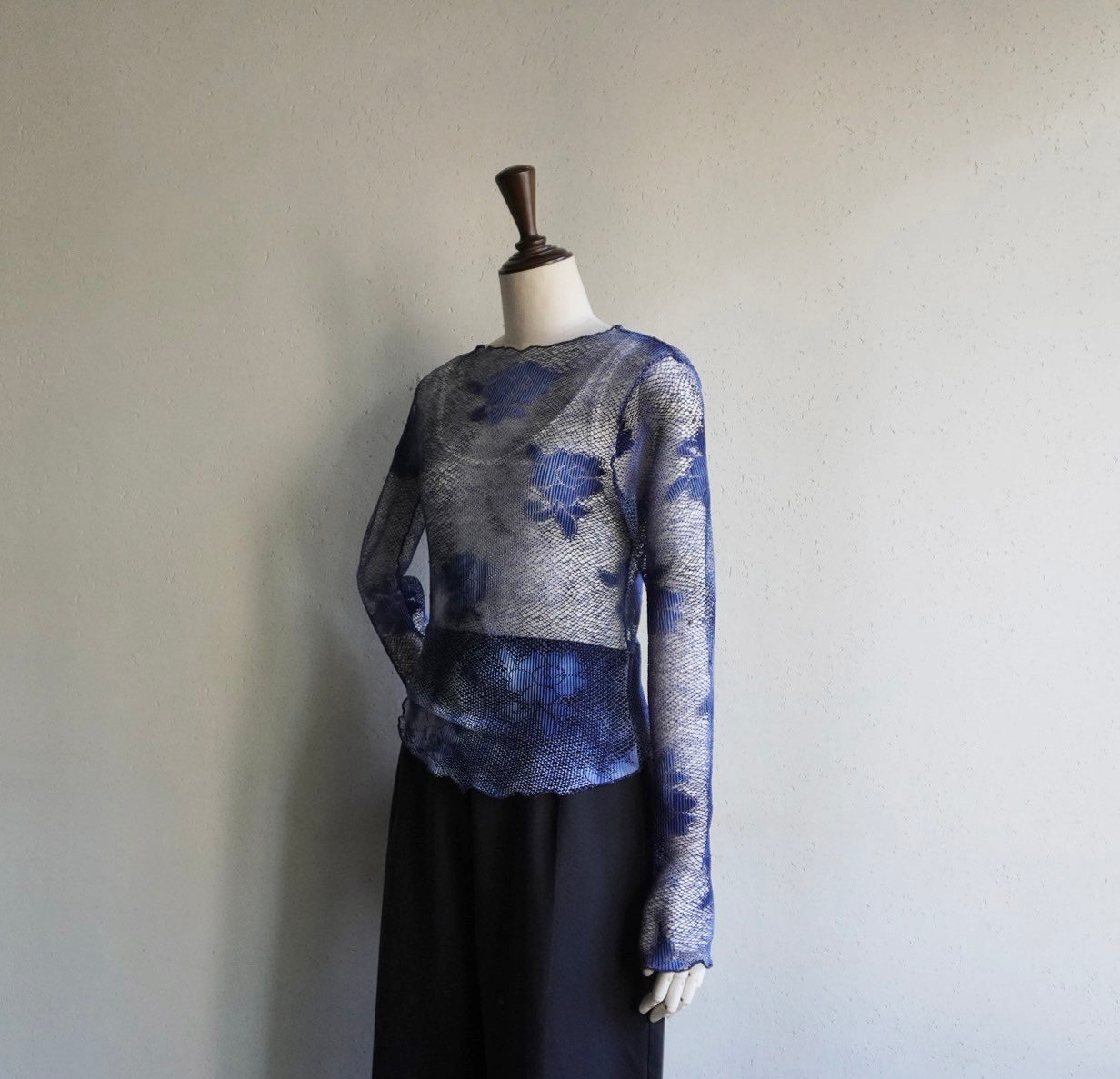Mesh Blue Top