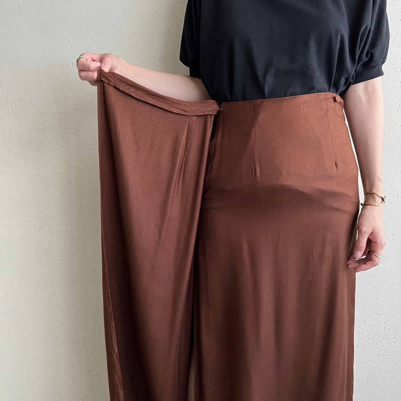90s Rayon Skirt