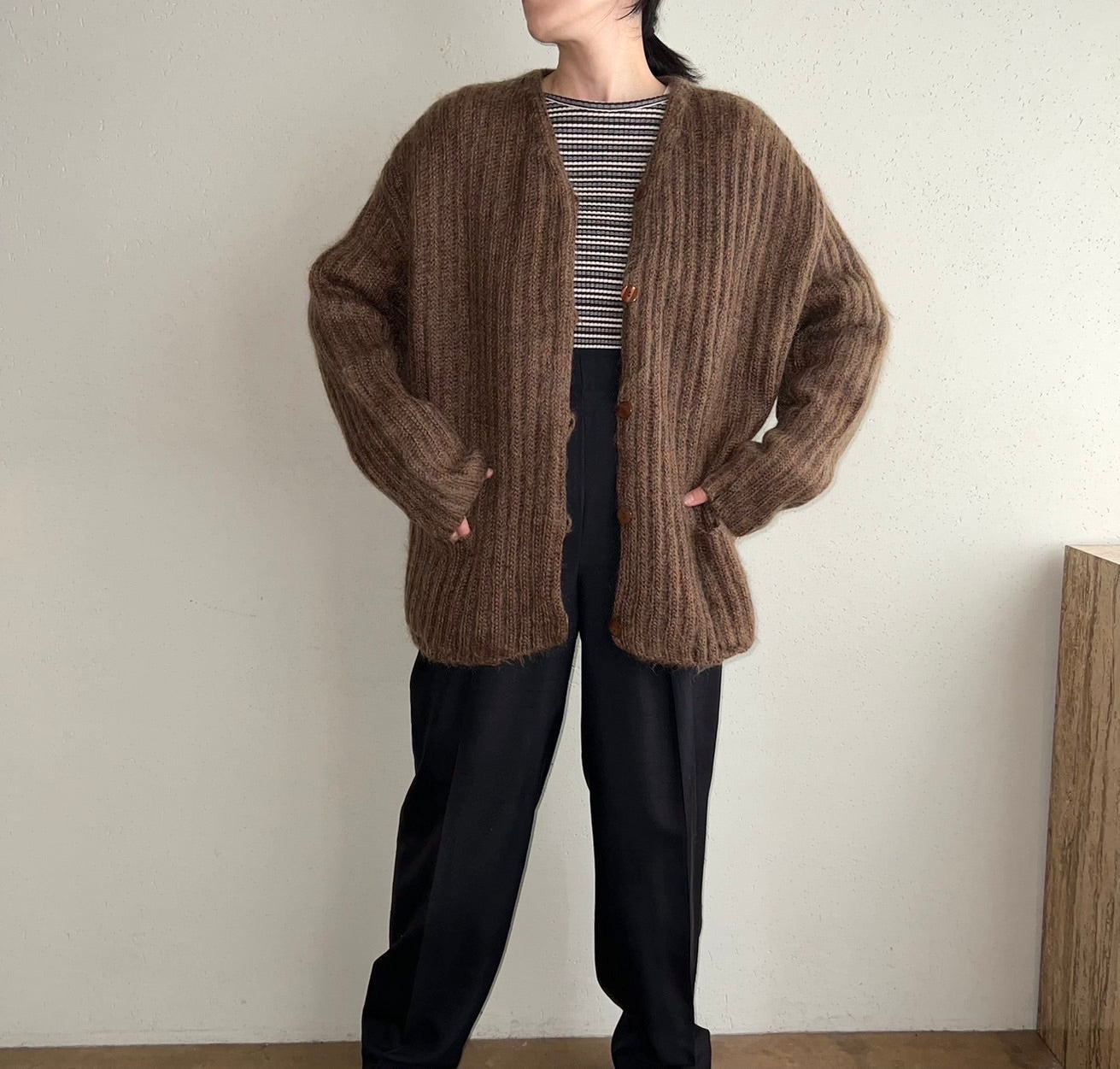 90s Mohair Knit Cardigan