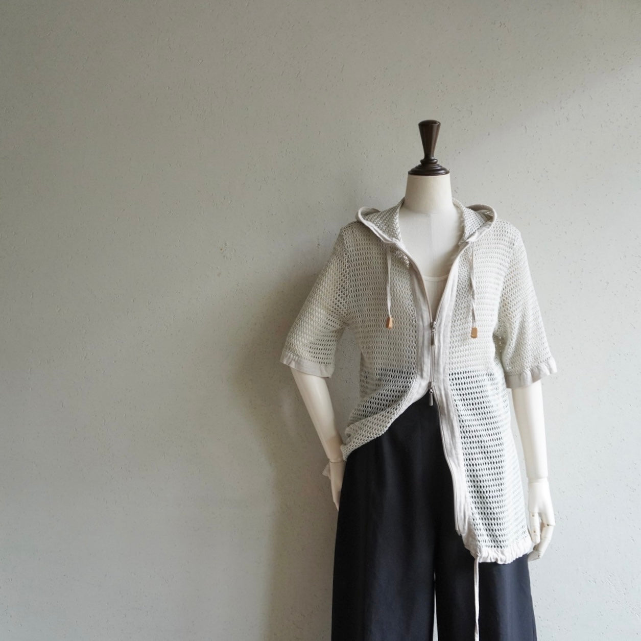 90s Double Zip Mesh Jacket