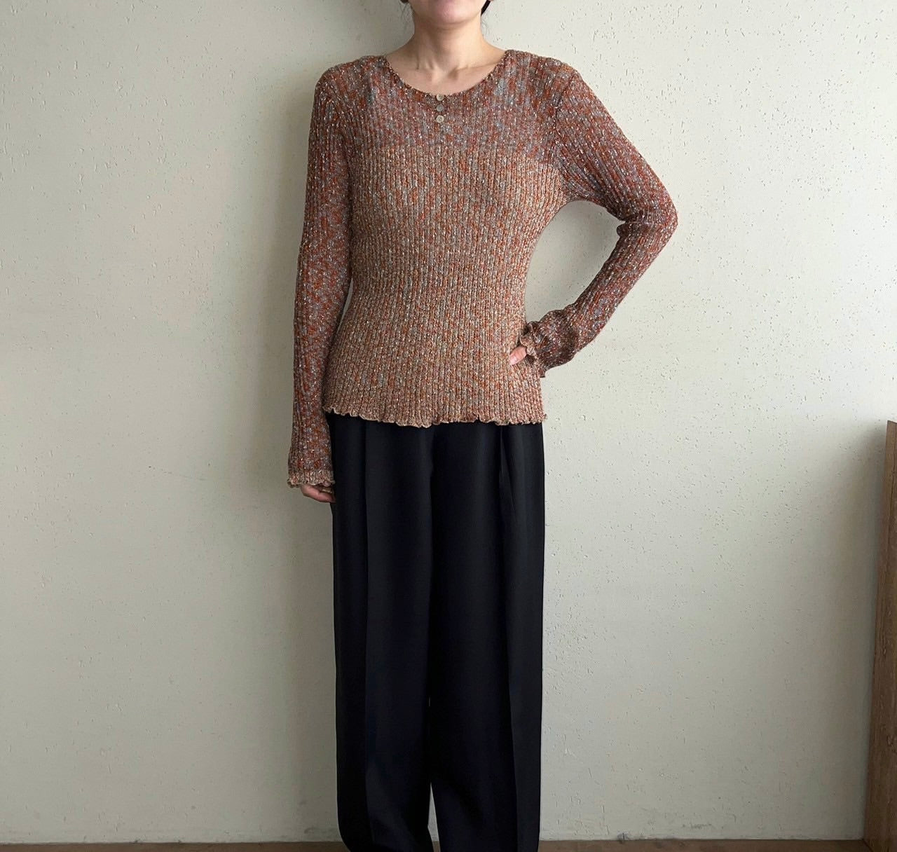 Mix Ribbed Top