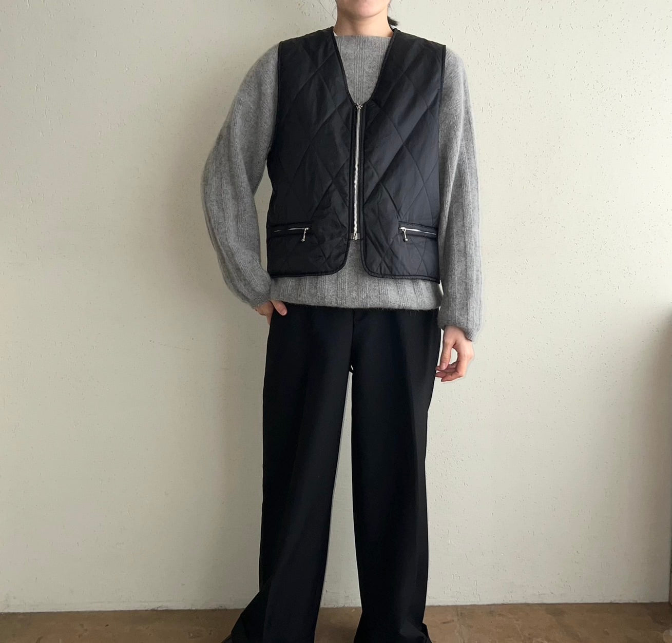 90s EURO Quilted Vest