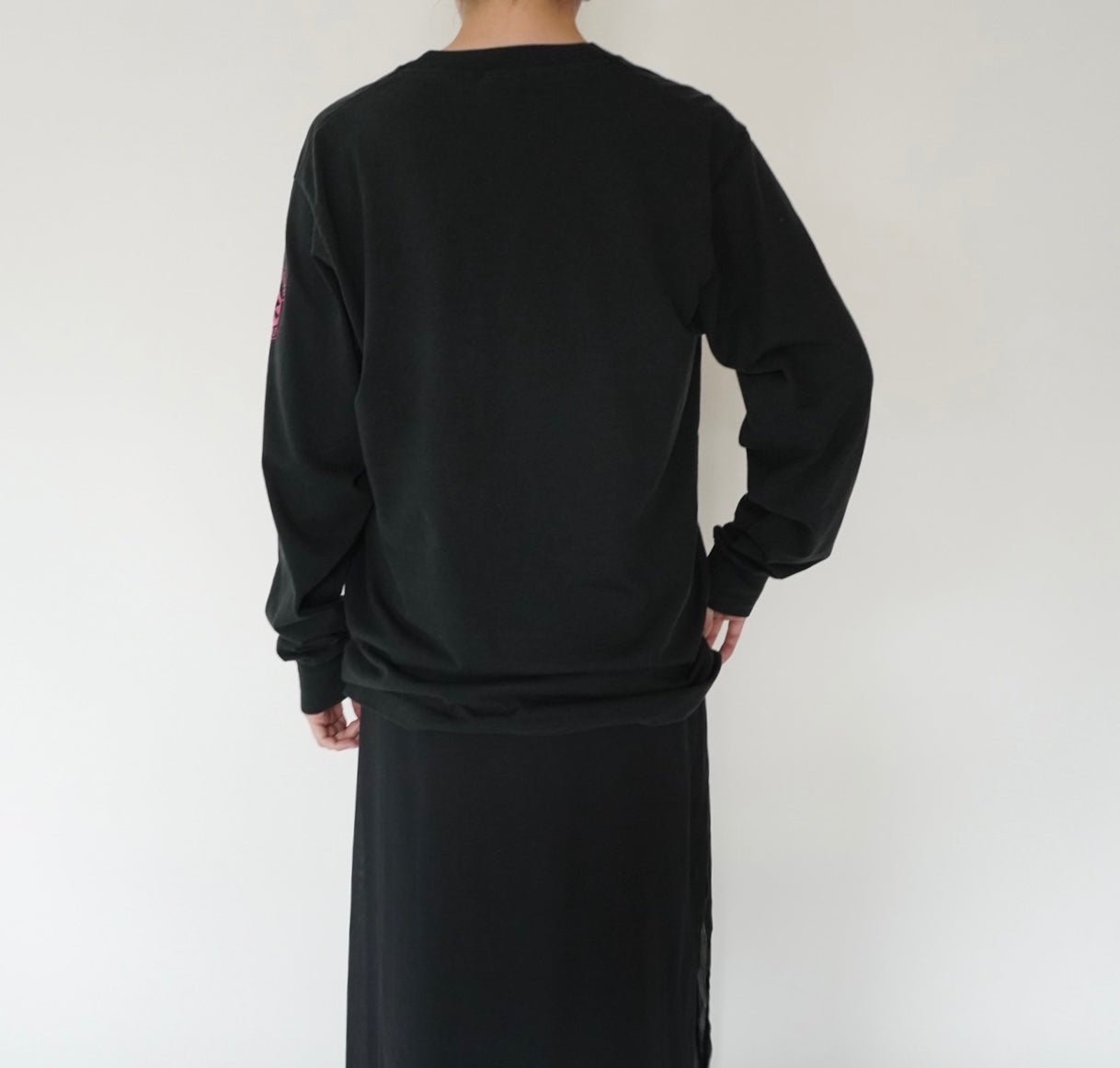 90s Printed Long Sleeves T-shirt Made in USA