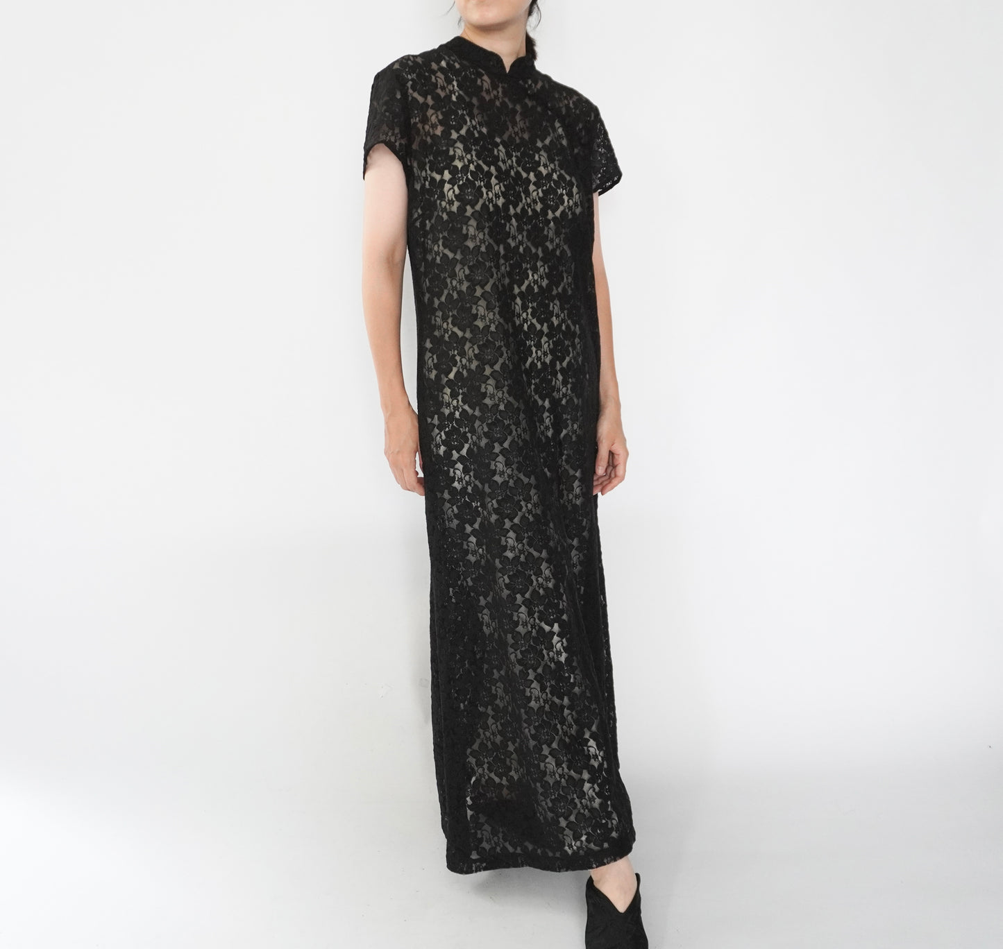 90s Lace Asian Design Dress