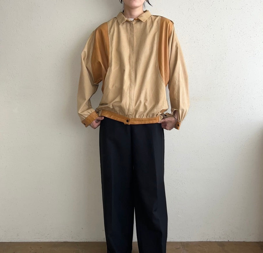 80s "Marina Ferrari" Leather Light Jacket Made in Italy
