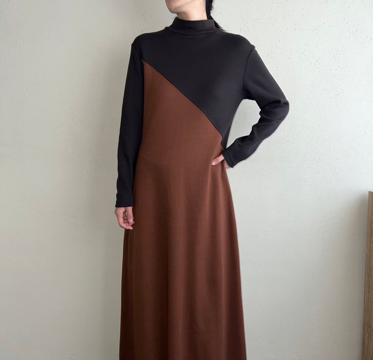 90s Two-Tone Dress