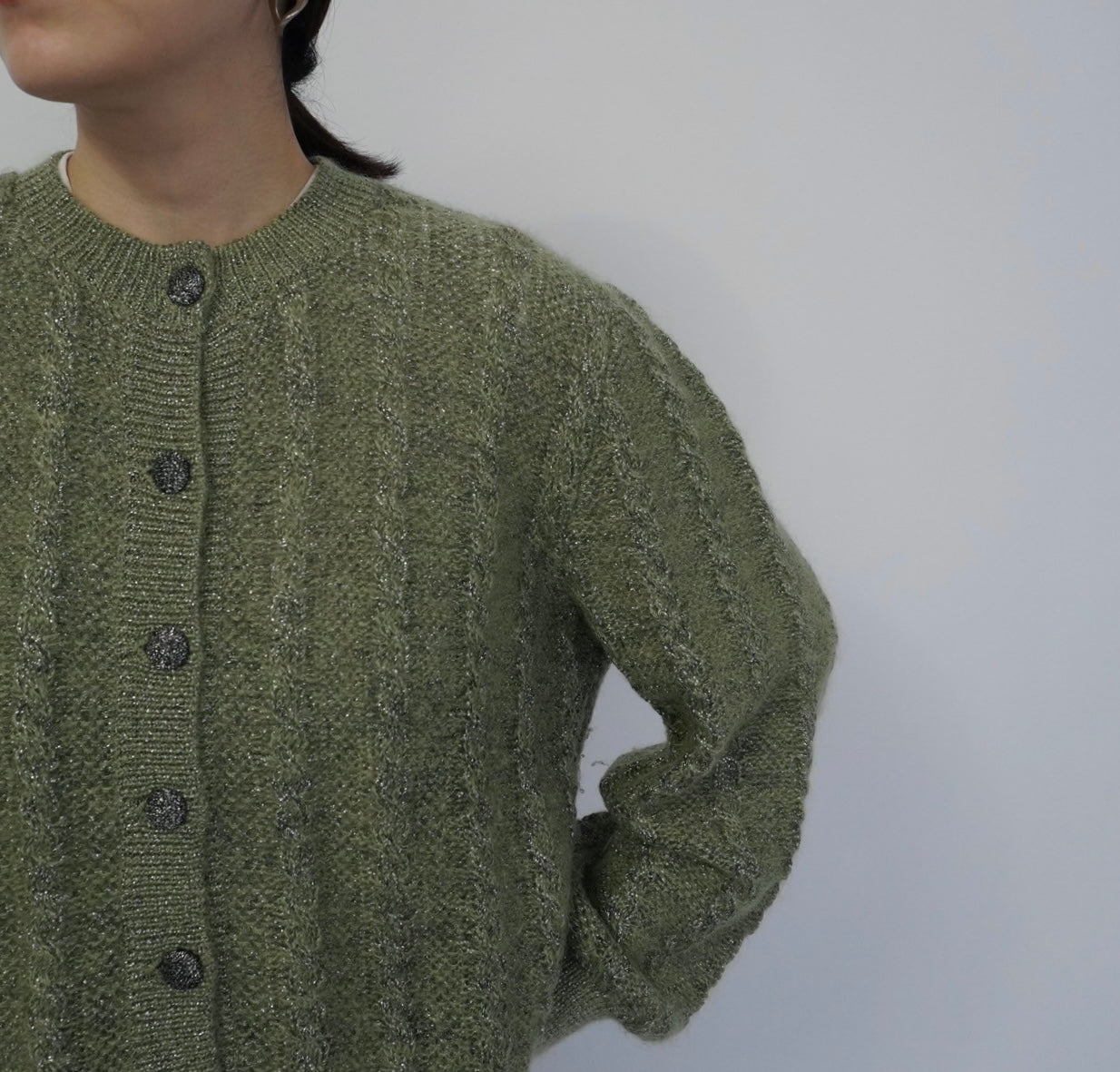 80s Design Knit Cardigan