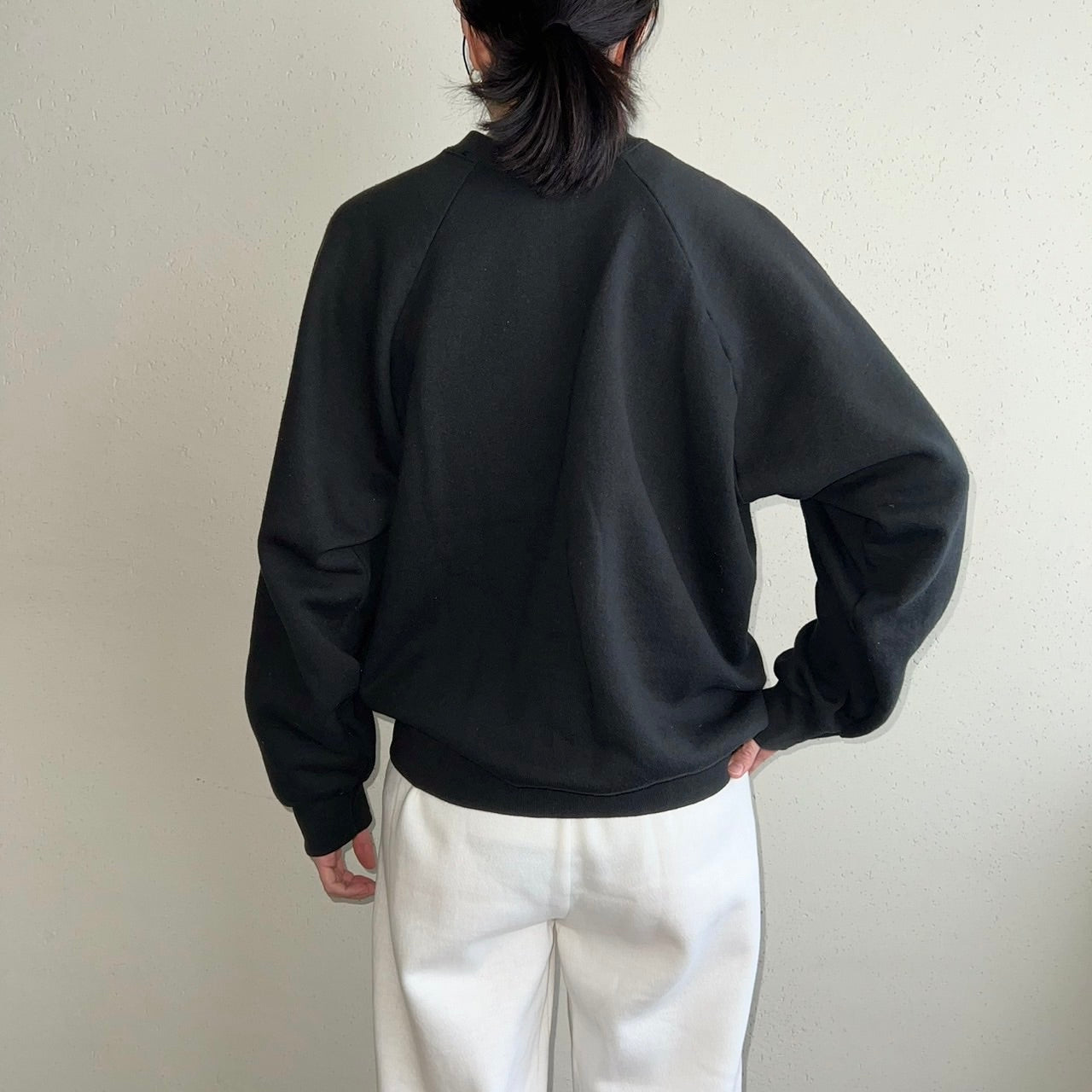 90s Hand Printed Sweater Made in USA