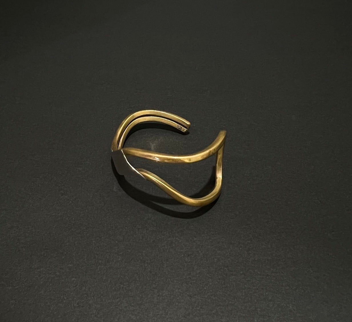 Vintage Silver x Gold Cuff
