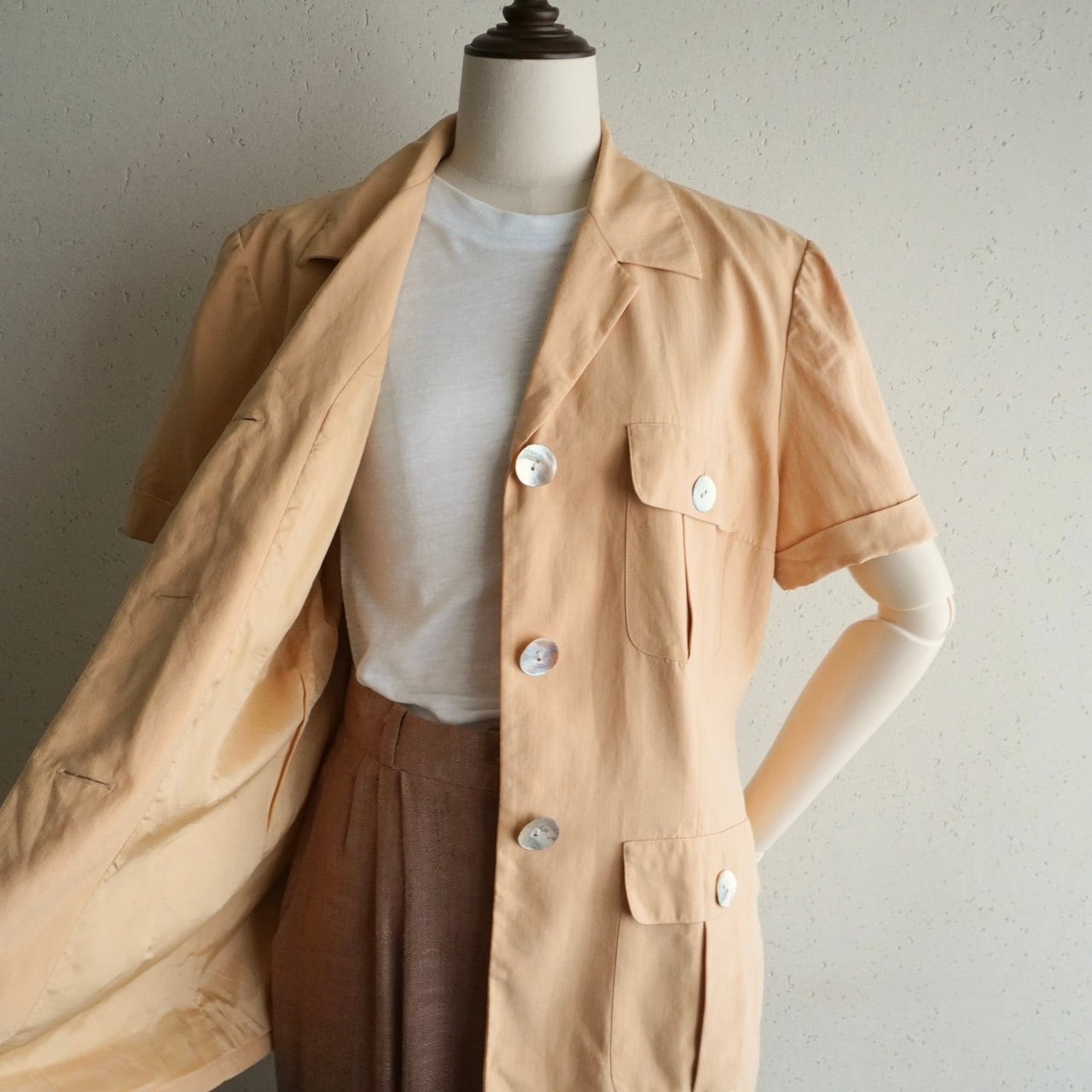 90s Silk Shirt, Jacket