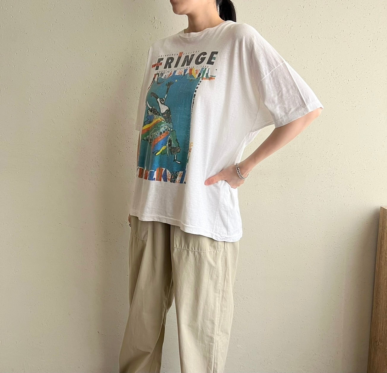 90s " Edinburgh Festival Fringe” Printed T-shirt
