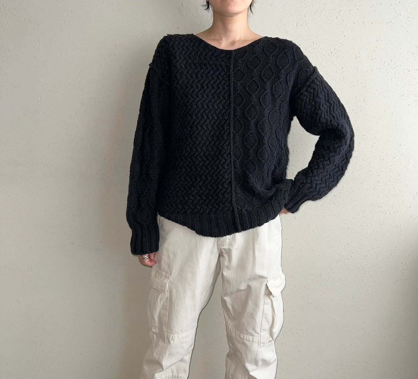 90s Hand Knit Top