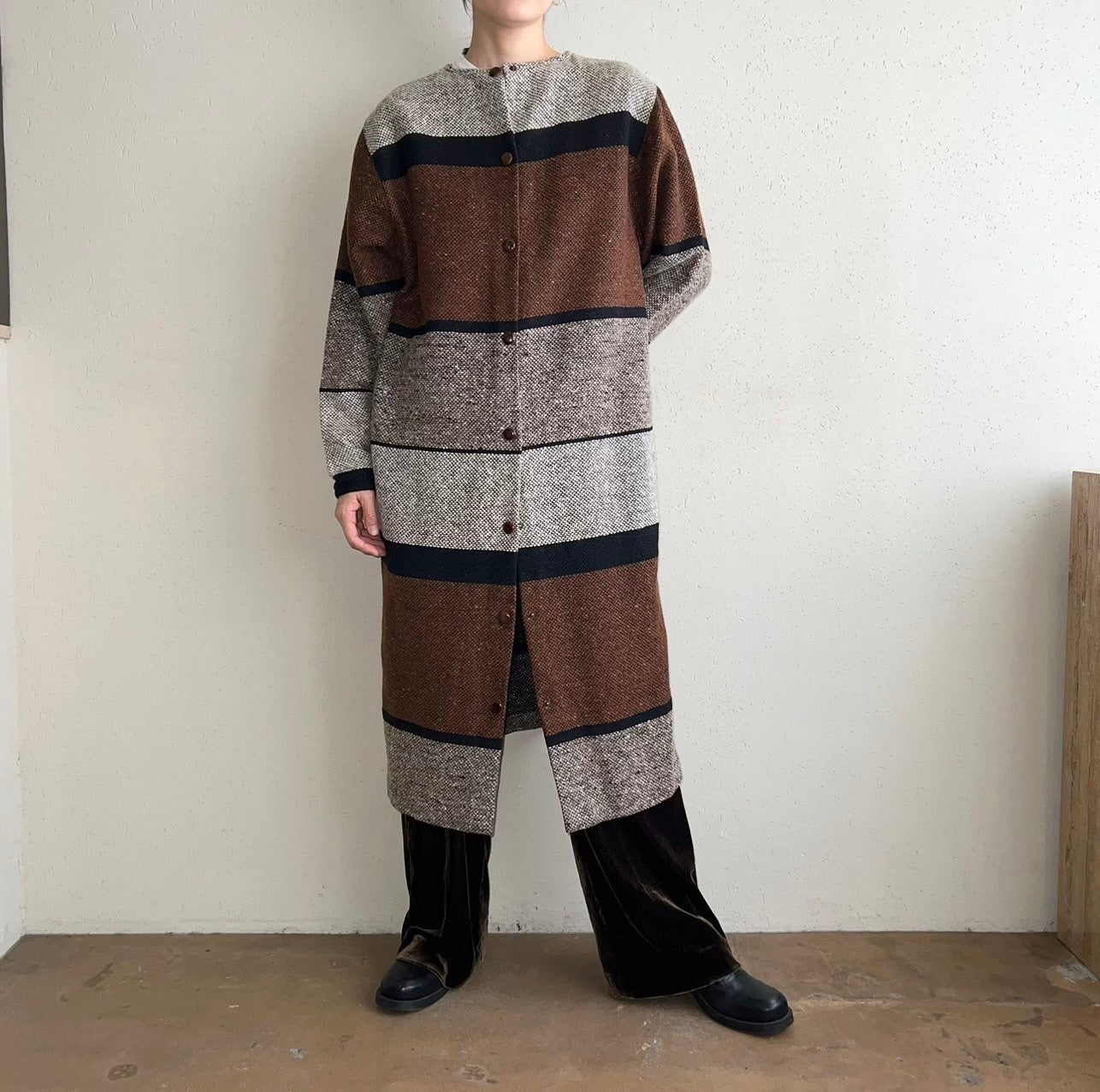 80s "annalisa ferro" Wool Dress Made in Italy