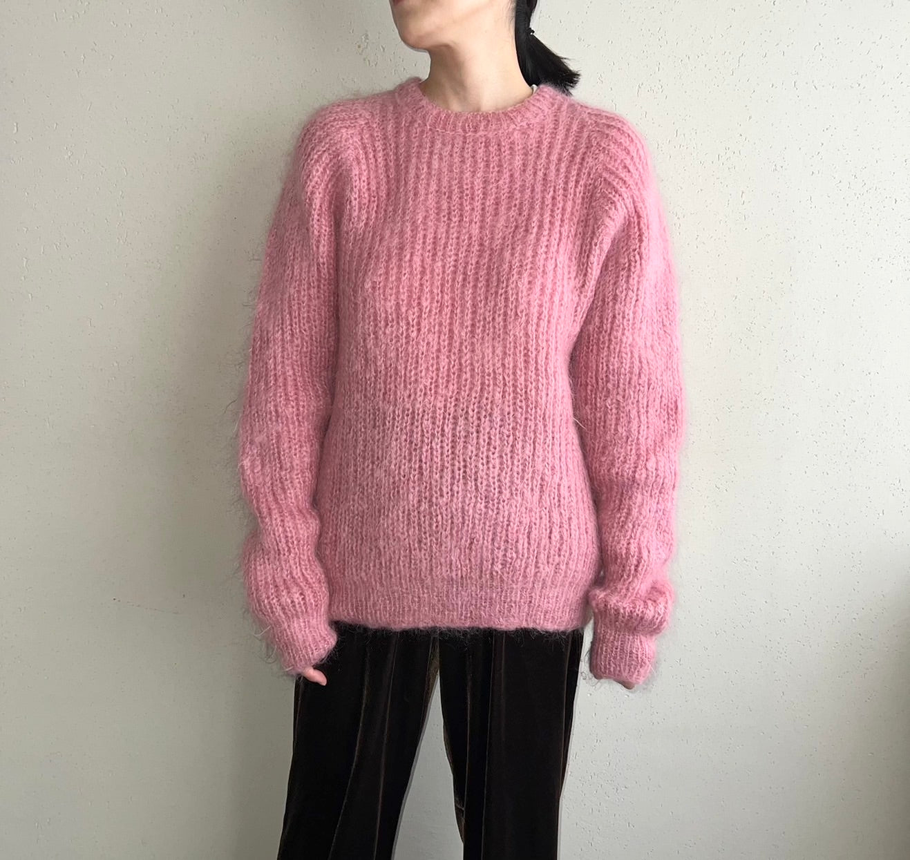 80s Pink Knit