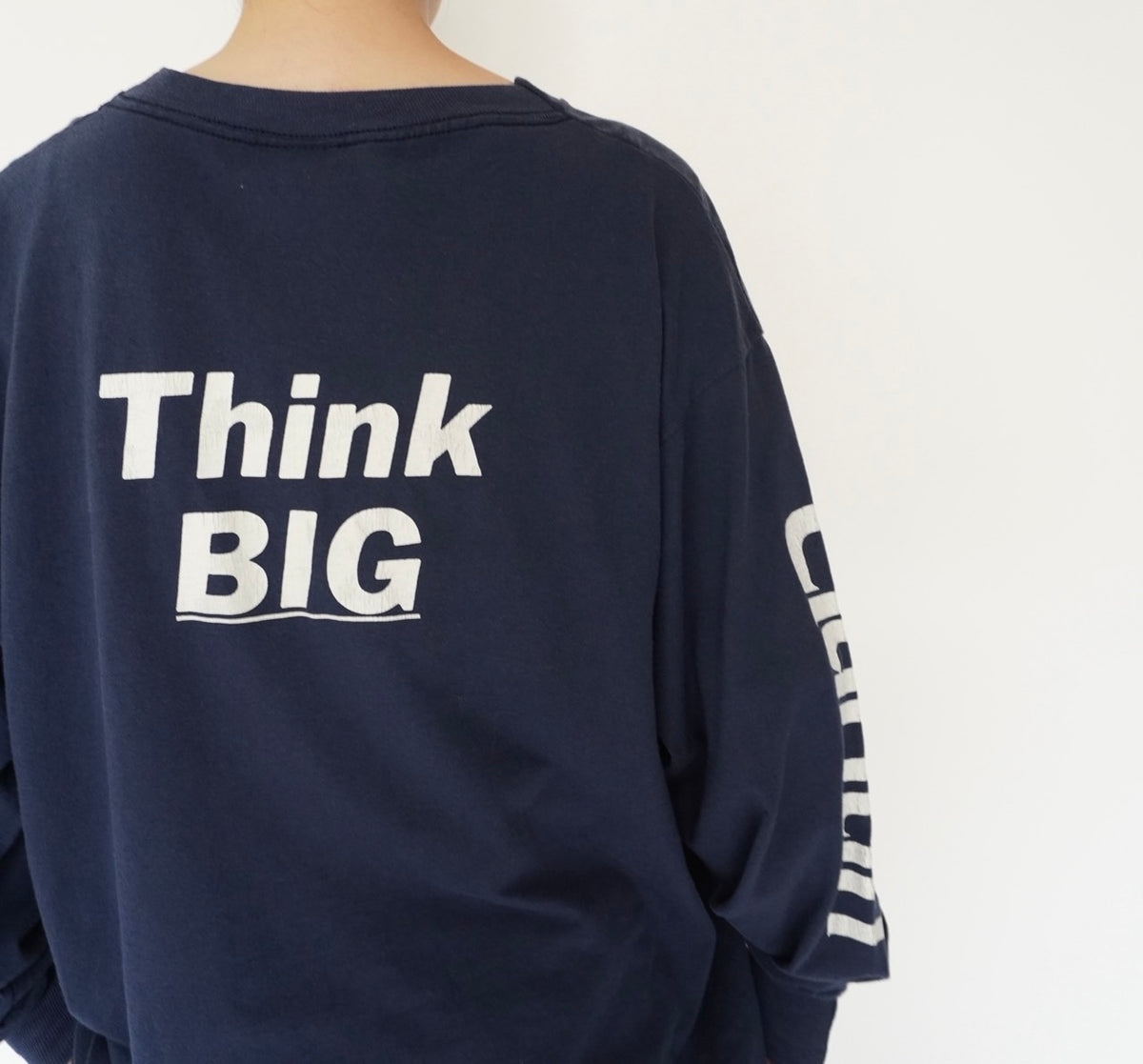 90s Long Sleeves Printed T-shirt Made in USA