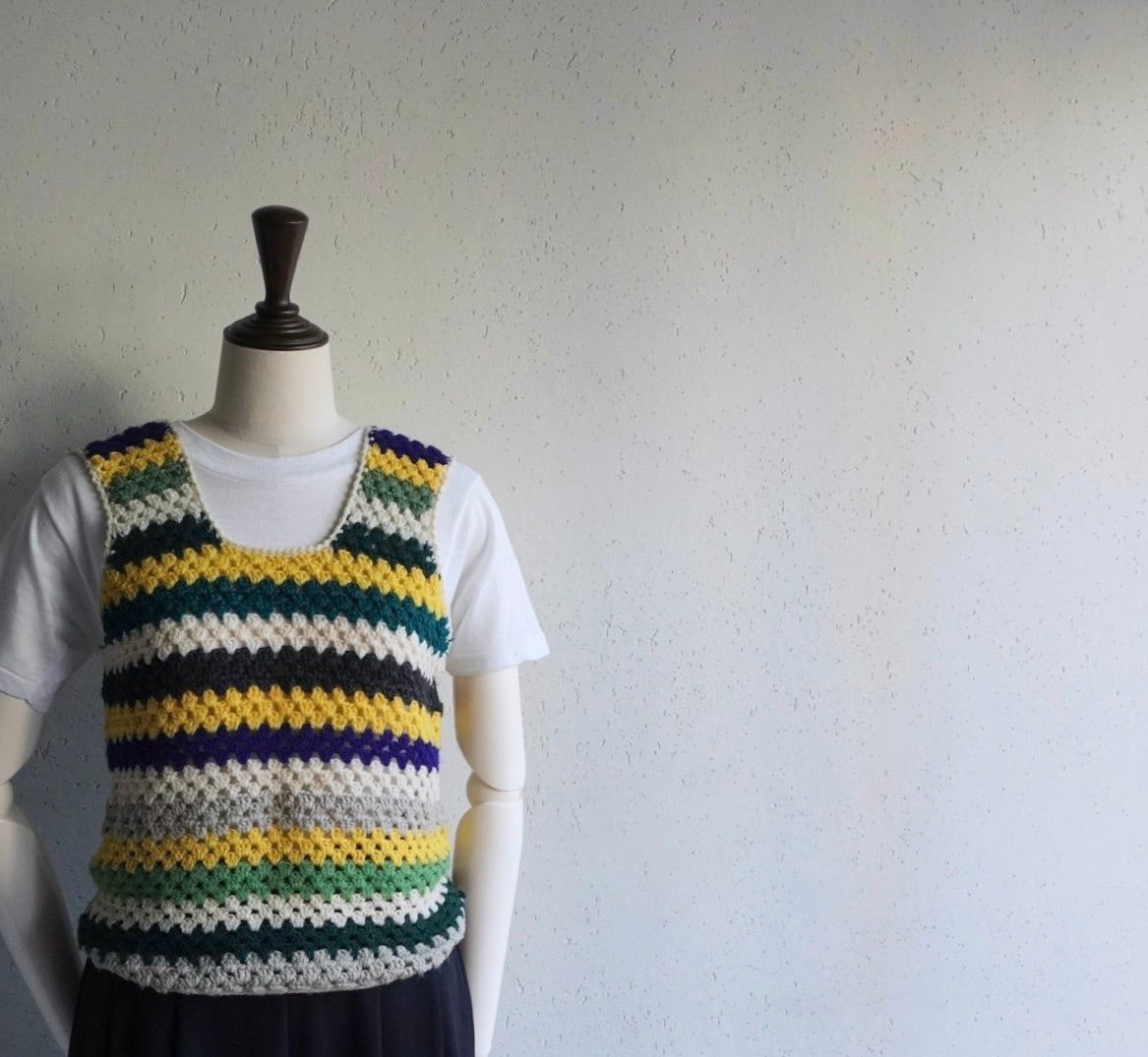 80s Pattern Knit Top