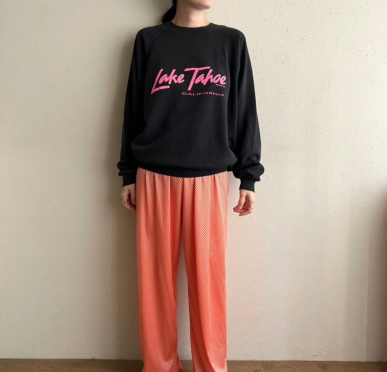 80s Printed Sweater Made in USA