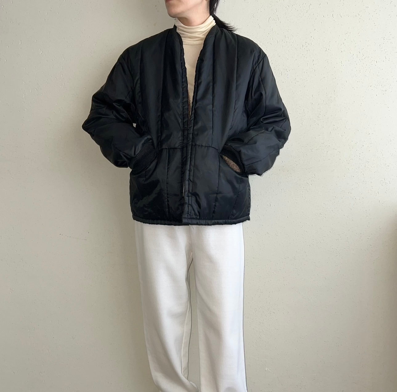 70s Quilted Light Jacket