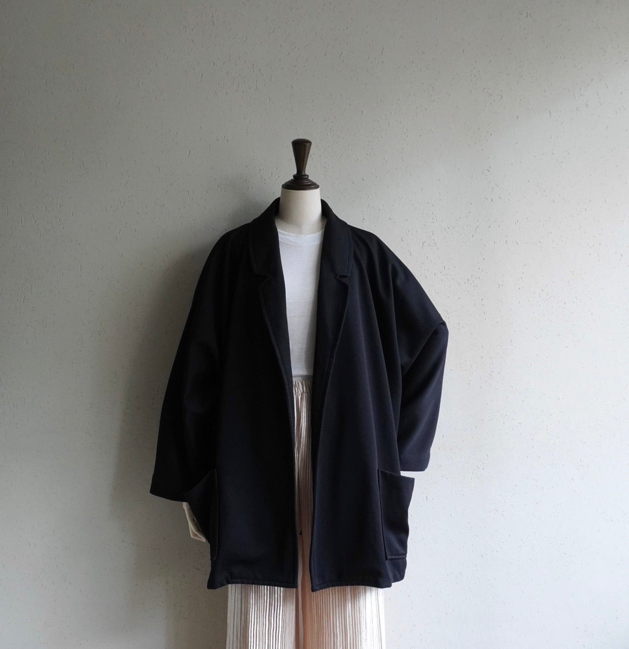 90s Black Dolman Sleeve Jacket