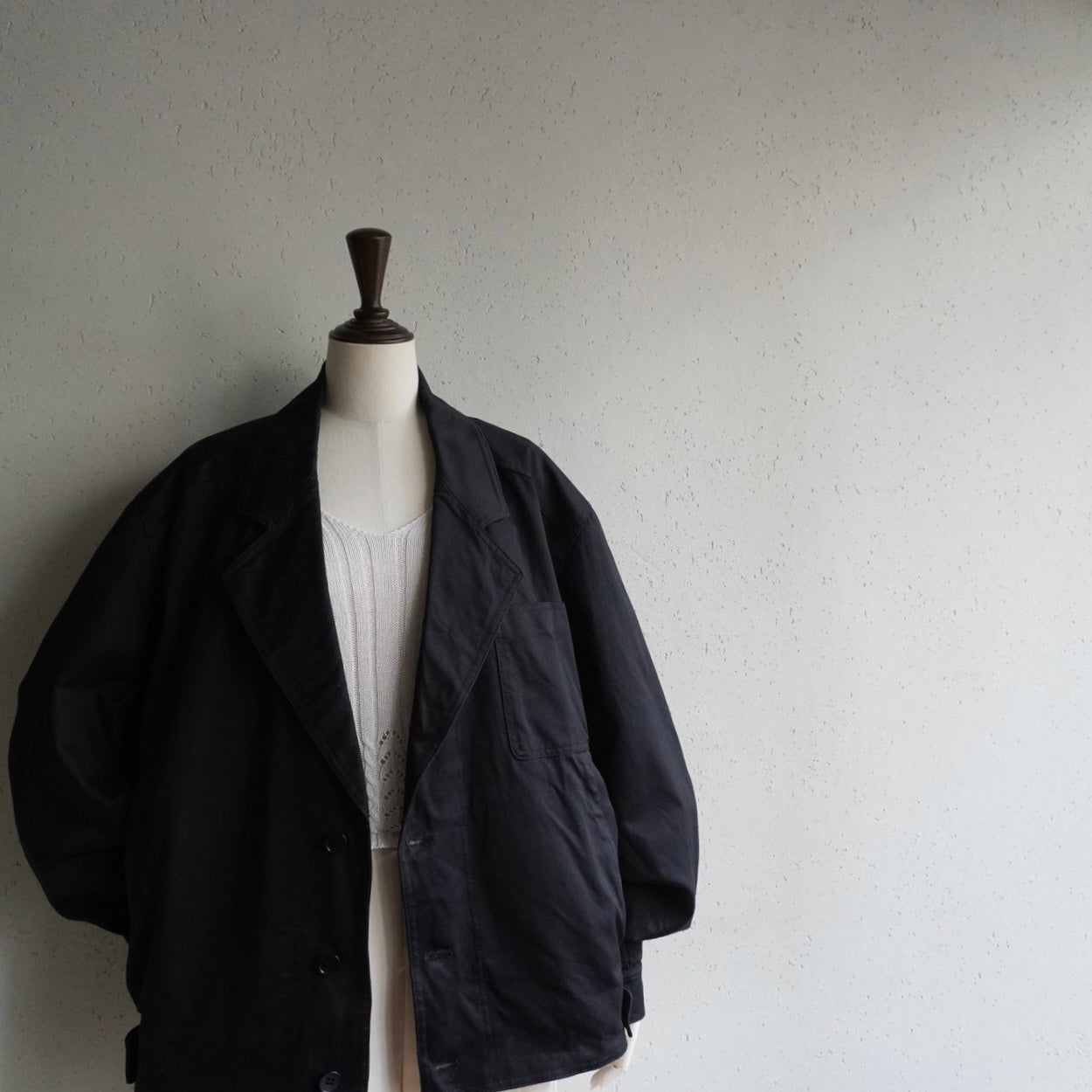 90s Black Jacket Made in Italy