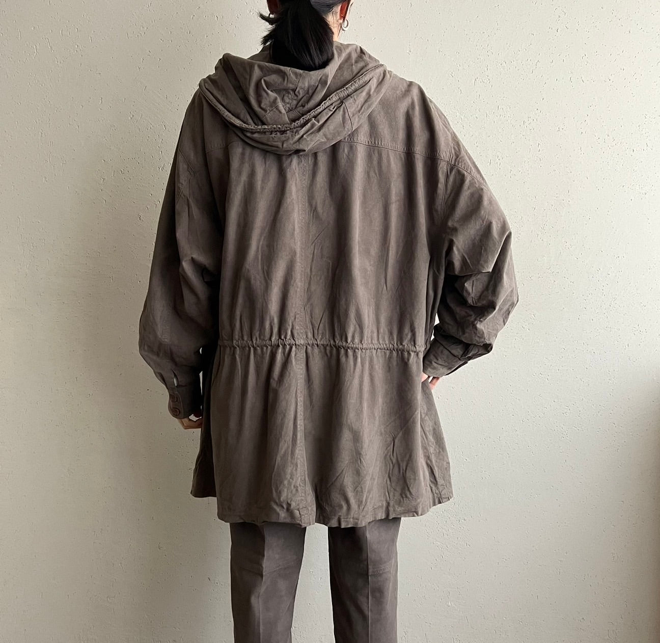 80s Suede Two-Piece Made in USA