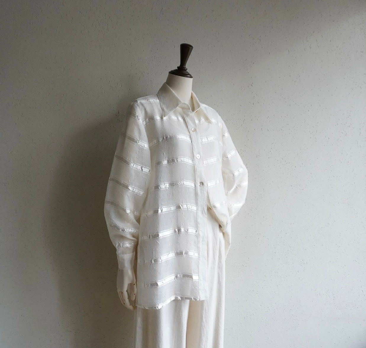 90s Design Sheer Shirt
