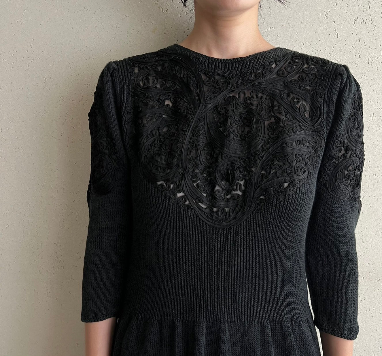 80s "Neiman Marcus ” Knit Dress Made in USA