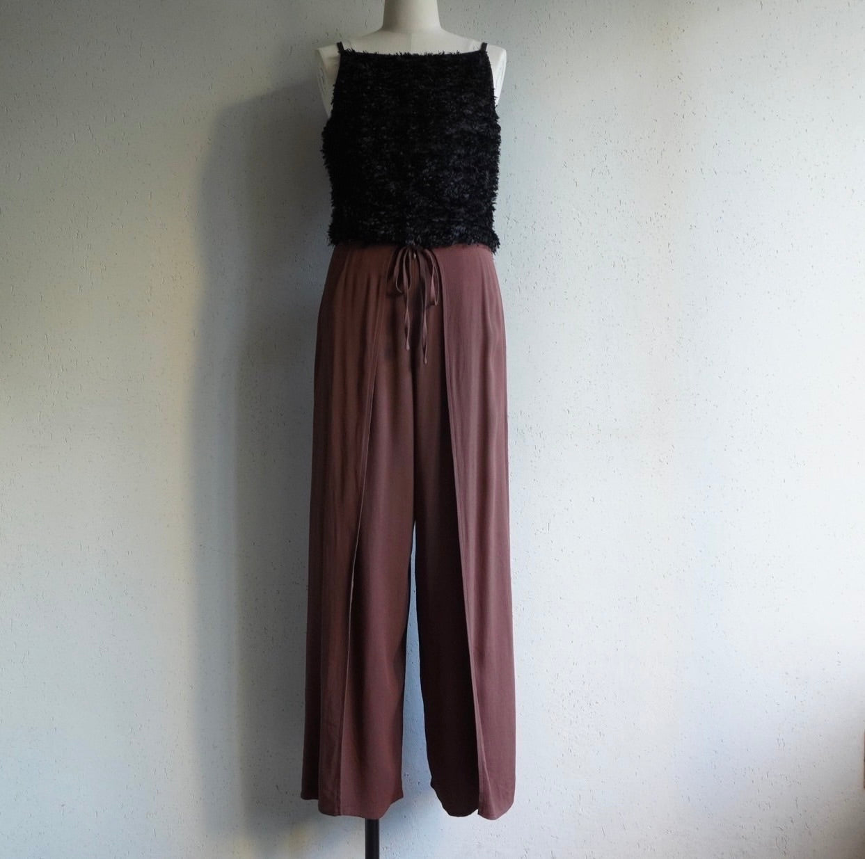 90s Brown Wide Pants