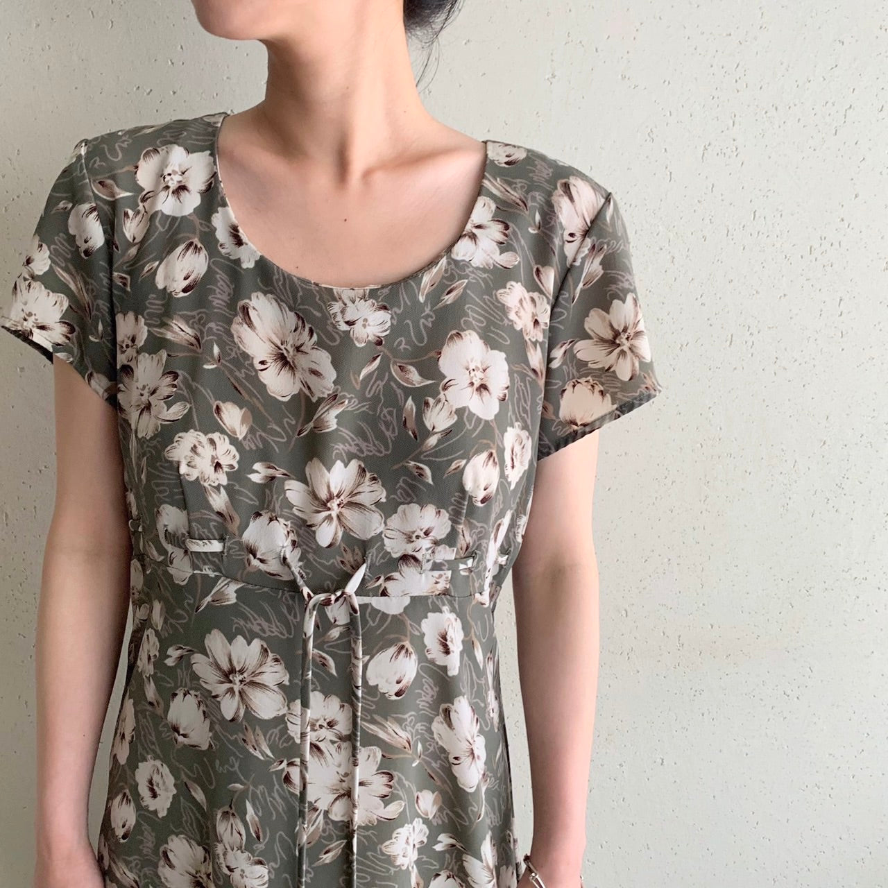 90s Printed Dress