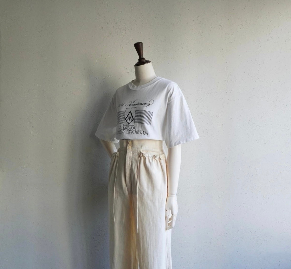 80s High Waisted Design Pants