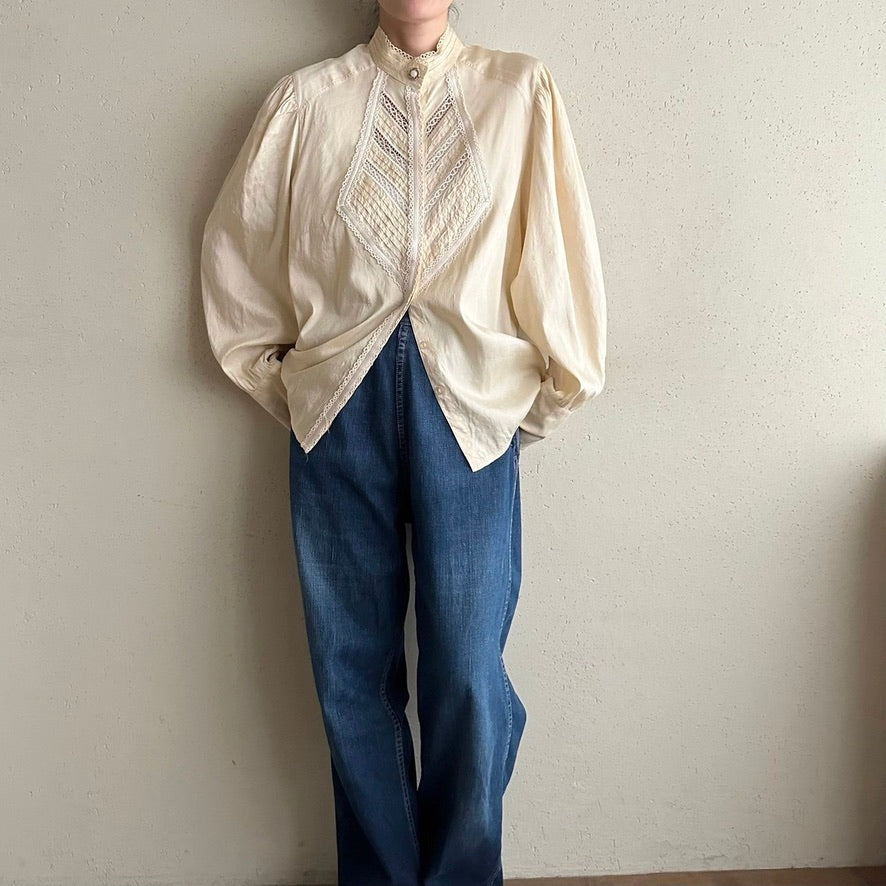 80s Silk Blouse Made in Germany