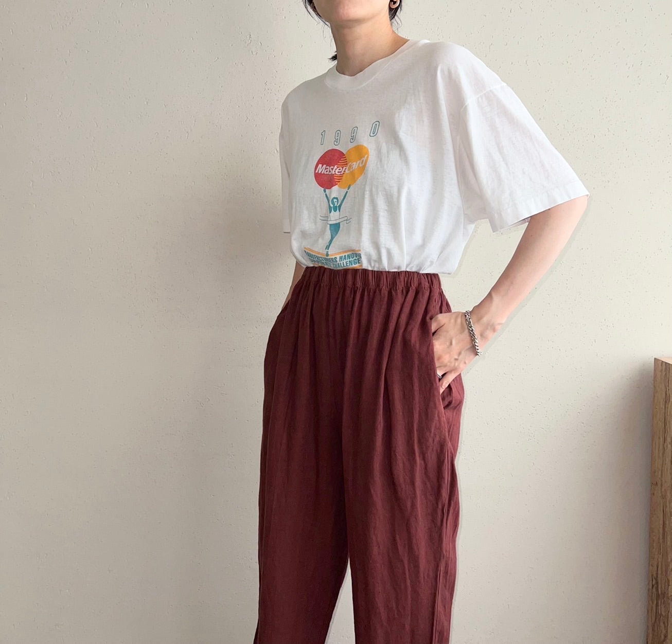 90s "Master Card" Printed T-shirt Made in USA