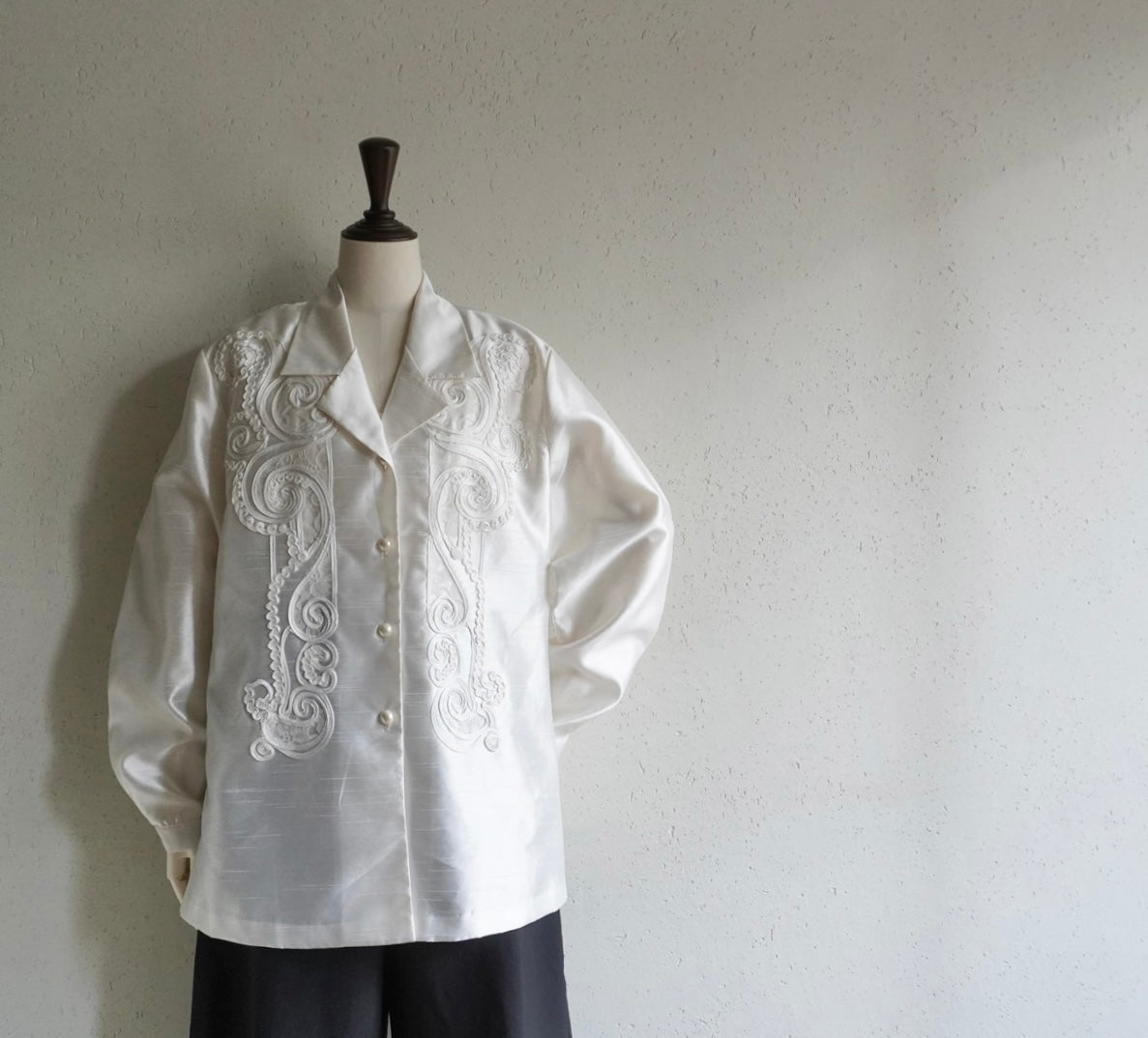 90s Cord Lace Shirt, Jacket