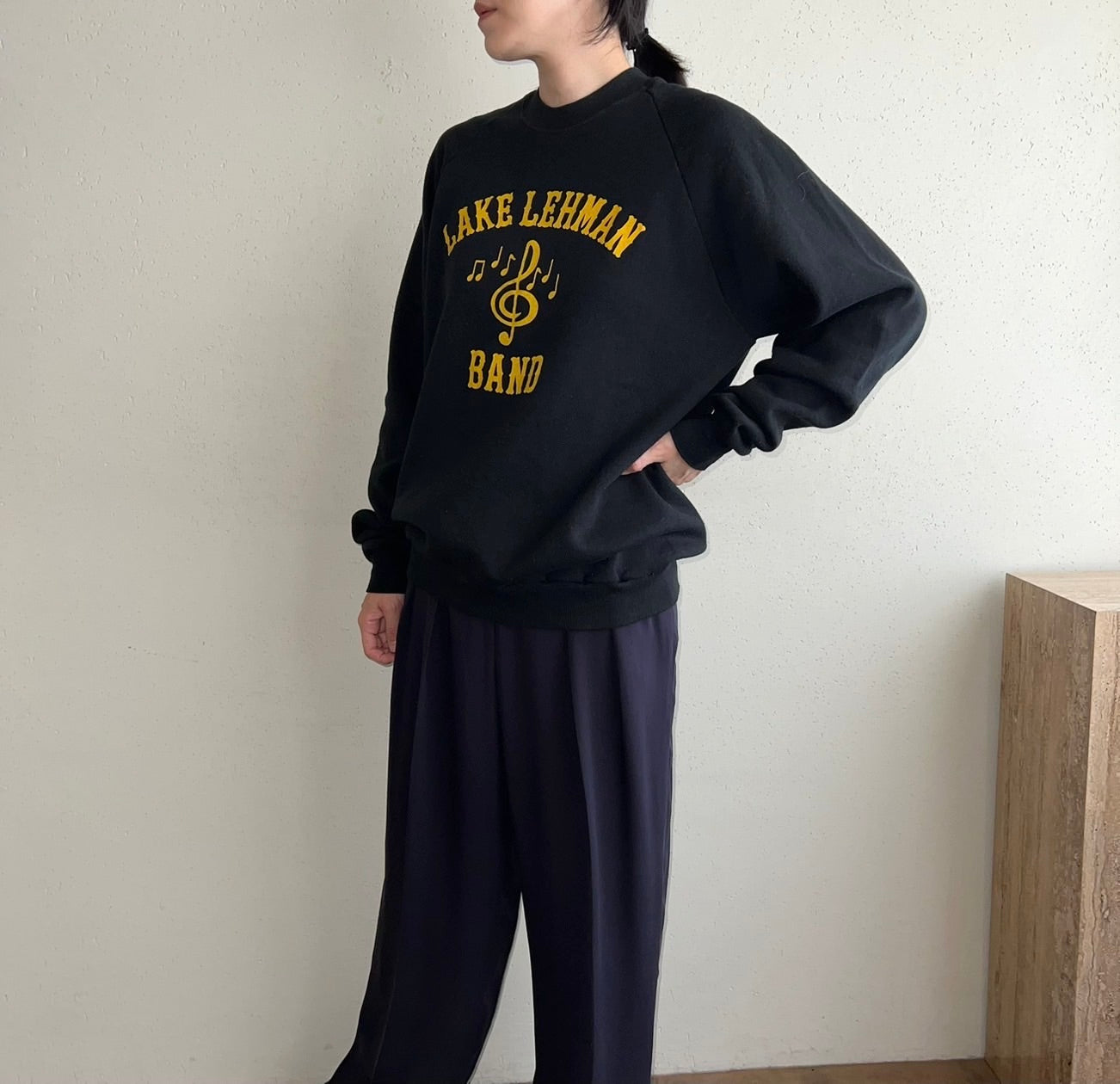 90s Printed Sweater Made in USA