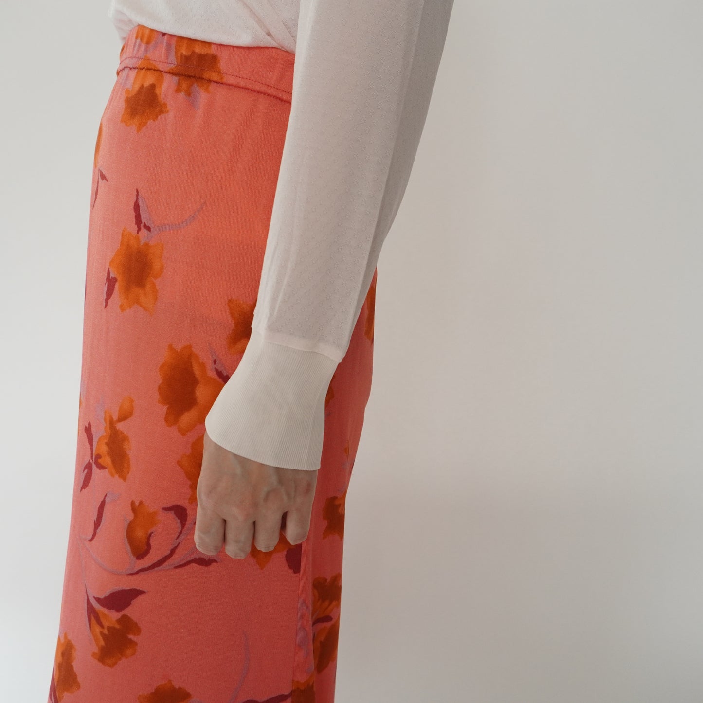 90s Light Pink Silk Top