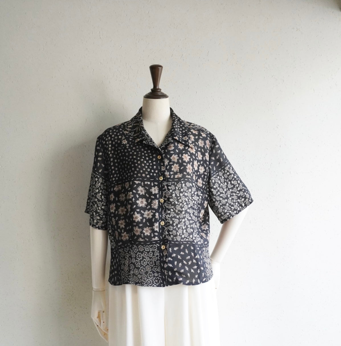 90s Printed Shirt Made in Great Britain