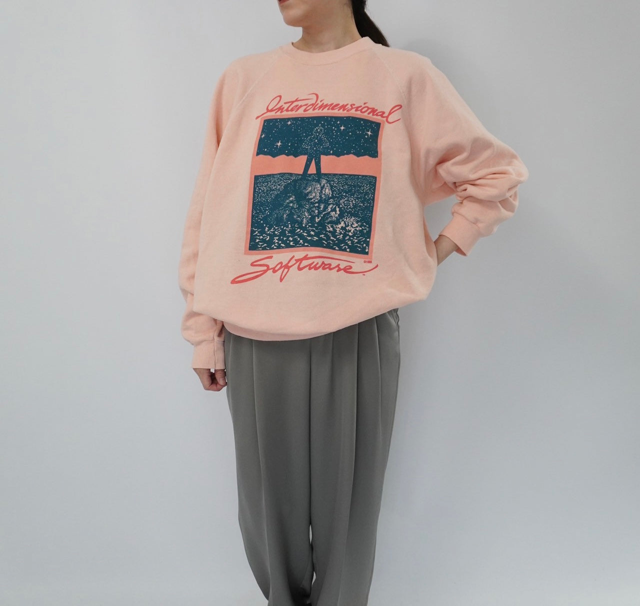 80s Printed Sweater