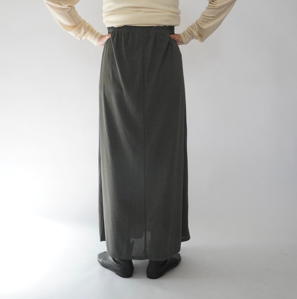 90s Slit Design Skirt
