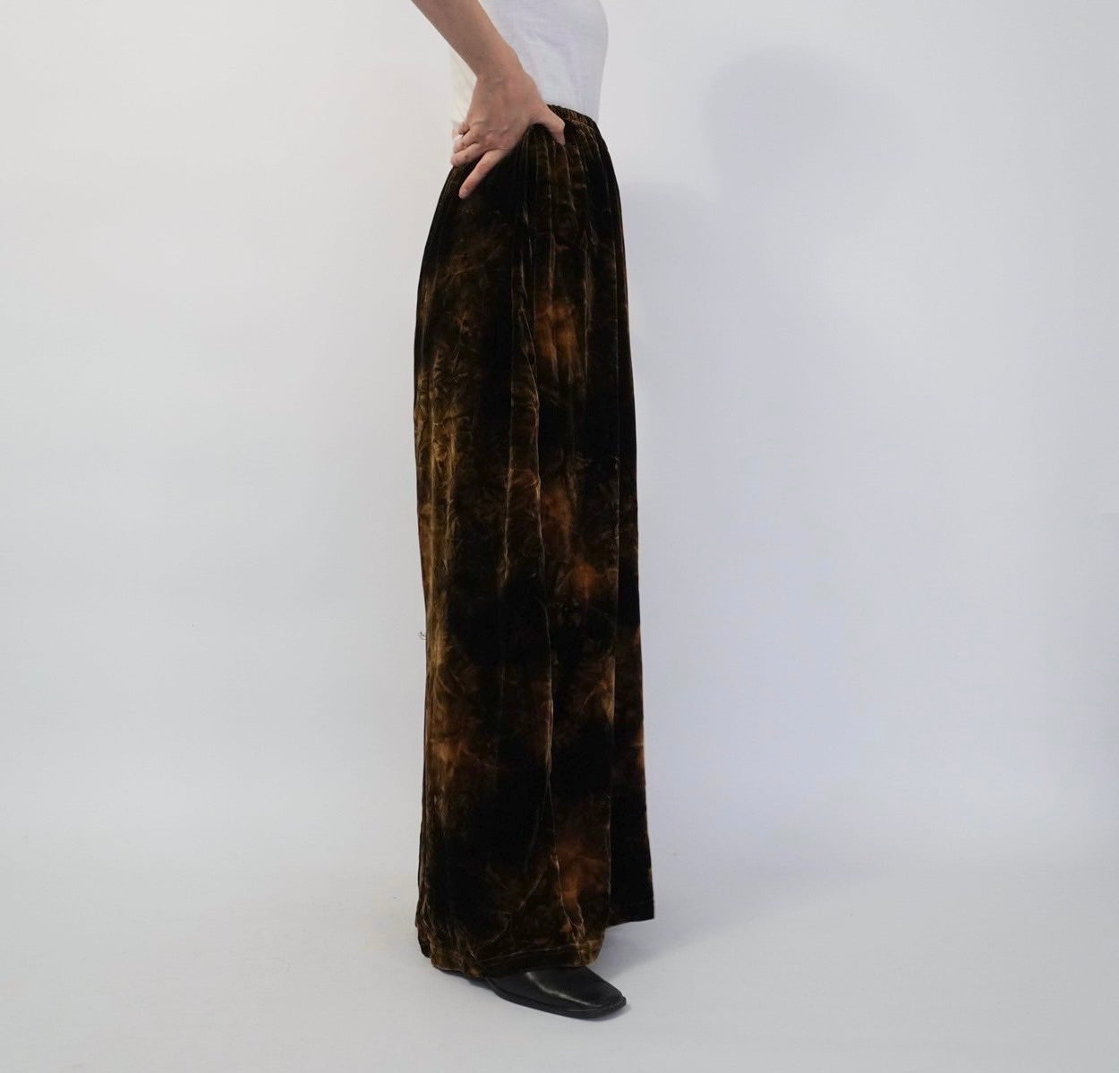 90s Velor Maxi Skirt
