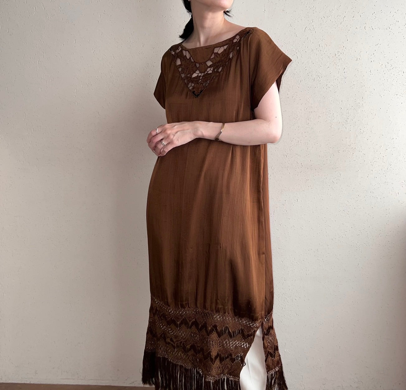 70s EURO Fringe Dress