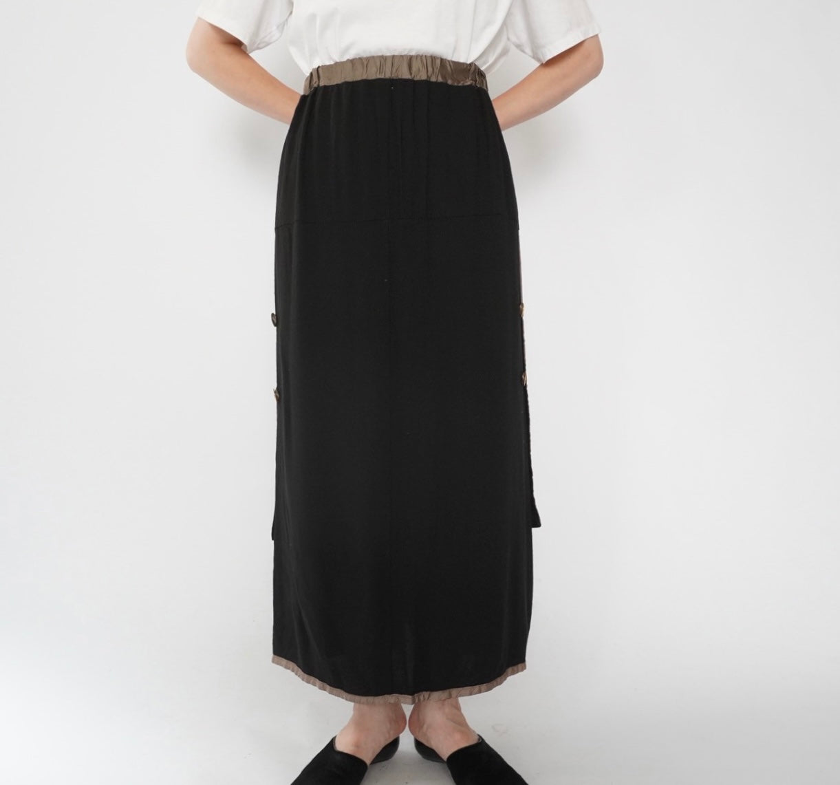 80s Rayon Design Skirt